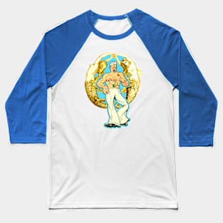 Sailor tormented by seductive deep ocean mermaids Baseball T-Shirt